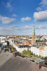 Deurstickers Central Copenhagen View, Denmark © IndustryAndTravel