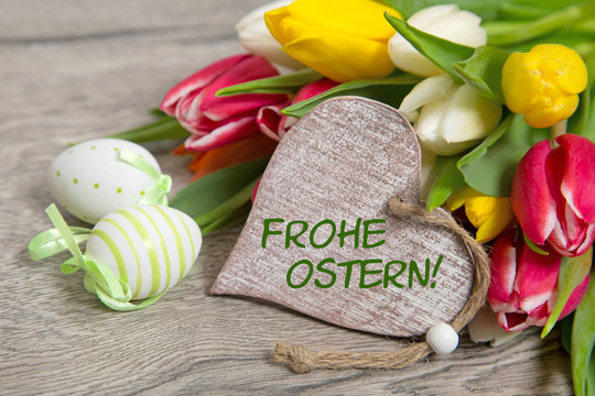 Osterkarte-Frohe Ostern