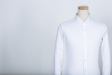 White shirt on a mannequin