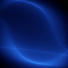 Deep blue magic template illustration modern wavy background
