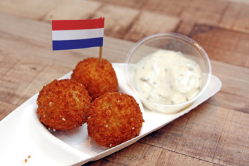 bitterballen, a classic dutch snack