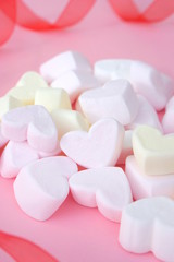  ハートのマシュマロ 