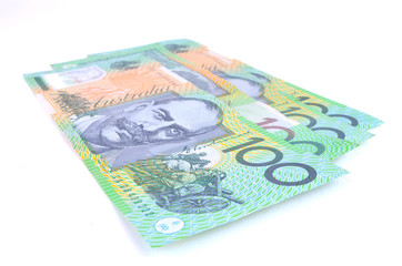 One hundred Australian dollar notes