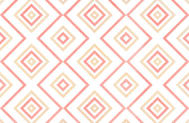 Watercolor geometrical pattern.