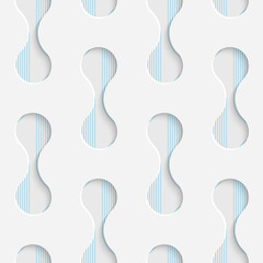 Seamless Origami Pattern. 3d Modern Lattice Background