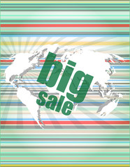 big sale percentage on business digital touch screen