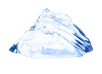Obraz premium Ice cube isolated on white.