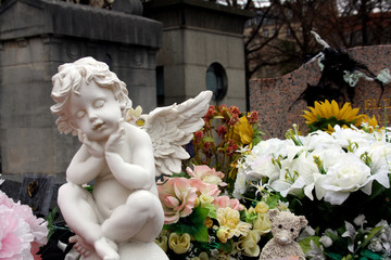 Angel on cemetery