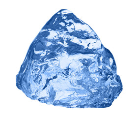 Fototapeta premium Ice cube isolated on white.