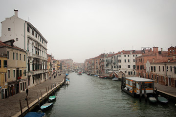 Fototapeta na wymiar Scenic canals of Venice, Italy