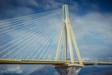 Rio-Antirrio Bridge (Charilaos Trikoupis) in Patras