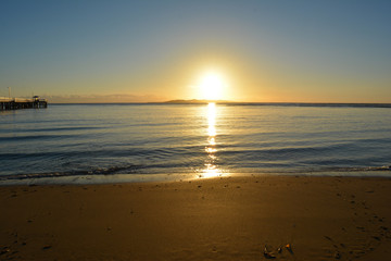 sunrise on the beach