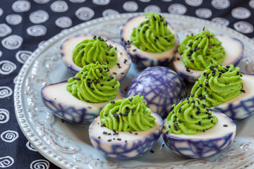 Avocado Deviled Eggs
