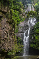 Obraz na płótnie Canvas Waterfall in Sao Francisco de Paula, Rio Grande do Sul, Brazil