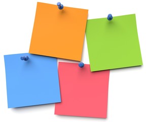 bunte Notizblätter