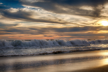 Fototapeta na wymiar Ocean Sunset