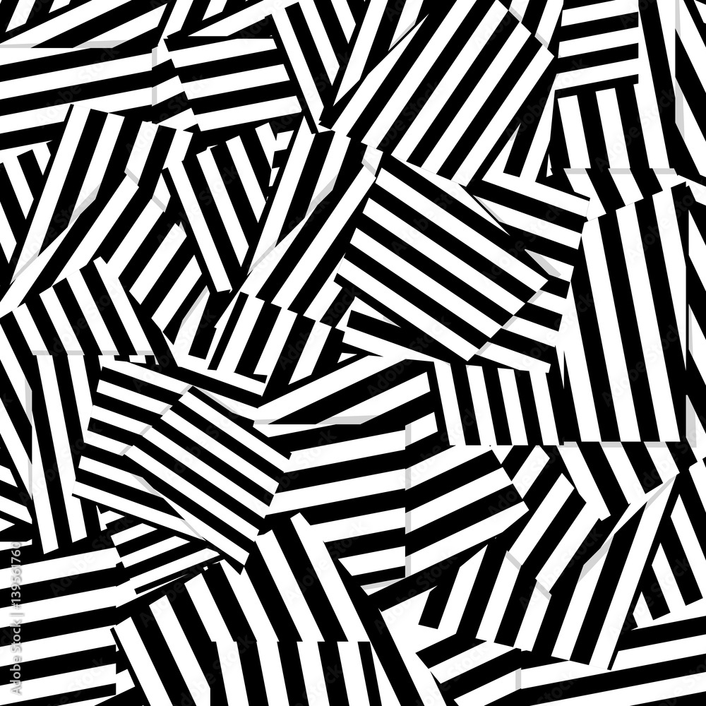 Poster abstract black and white lines backdrop minimal design.