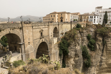 Obraz na płótnie Canvas Ronda (Andalucia, Spain): the bridge