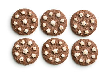 Dark chocolate cookies.