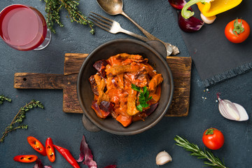 Meat stew with vegetables