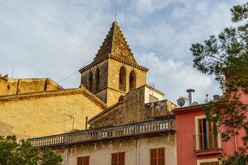 Fototapeta premium Old church in mediterranean Spain