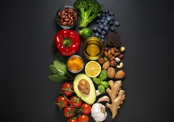 Keuken spatwand met foto Healthy food © Dušan Zidar