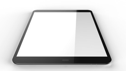 blank screen digital tablet
