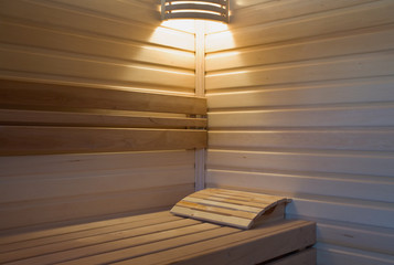 Sauna interior