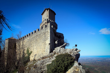 Fototapeta na wymiar Cesta tower of San Marino