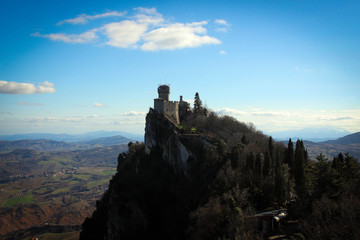 Obraz premium Cesta tower of San Marino