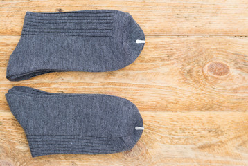 Sock stripes,Socks on wooden background,Sock for businessman,