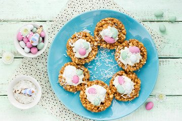 Easter nest cookies