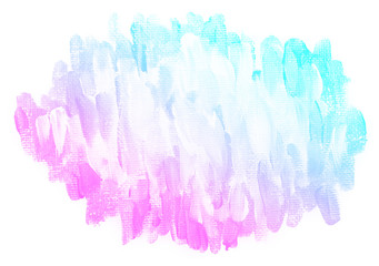 Abstract pink watercolor on white background.The color splashing on the paper.It is a hand drawn.