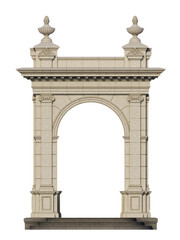 Obraz premium arcade in classic style. 3d render