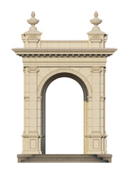 Naklejka premium arcade in classic style. 3d render