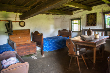 Traditional Hungarian village-house interior