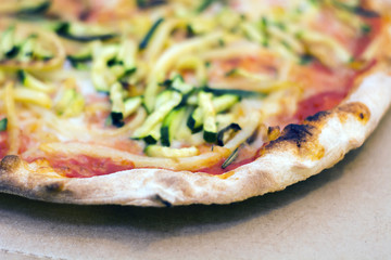 Close up of a tasty pizza