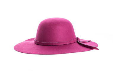 Cappello elegante viola
