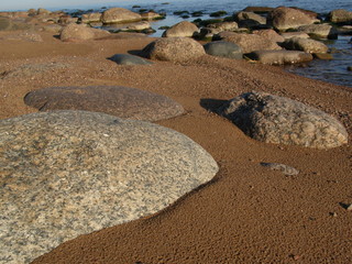 Stone on the beach
