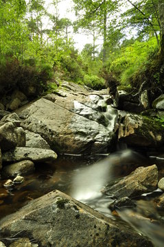 Fototapeta Waterfall in Rollonhytte Vardane, Norway 2013