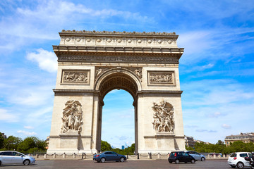 Obraz premium Arc de Triomphe in Paris Arch of Triumph