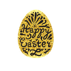 Vintage Happy Easter lettering