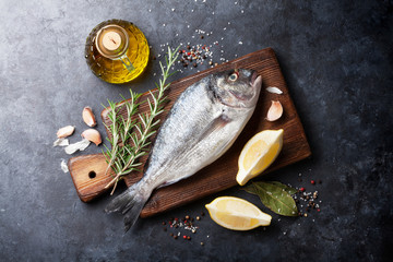 Raw fish cooking ingredients