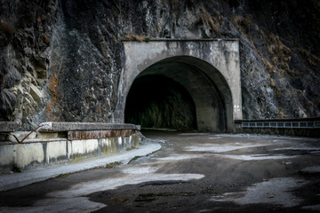 Tunnel in the montain