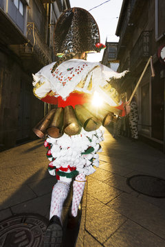 cigarron in Verin carnival, Orense , Spain