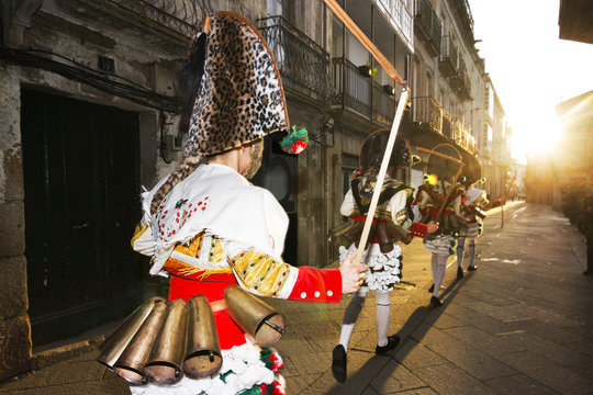 cigarron in Verin carnival, Orense , Spain