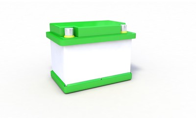 Background of Rechargeable battery, 3d render