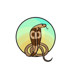 Animal hand drawn art, cute cartoon style