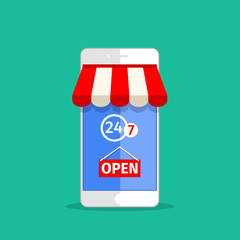 Vector e-commerce concept