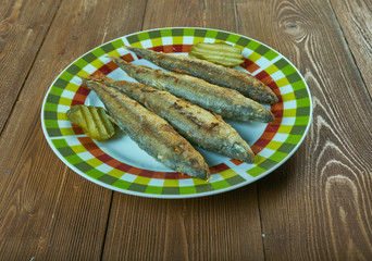 Deep-Fried Turmeric Smelts